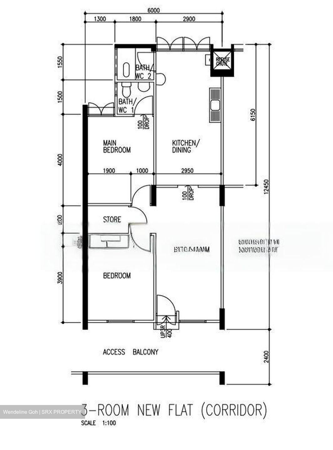 Blk 235 Ang Mo Kio Avenue 3 (Ang Mo Kio), HDB 3 Rooms #446350041